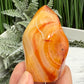 Carnelian Flame Stone of Endurance Motivation Healing Crystal Carving 112g