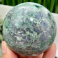 Moss Agate Sphere High Quality Crystal Ball 332g 64mm