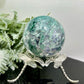 Moss Agate Sphere High Quality Crystal Ball 332g 64mm