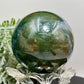 Moss Agate Sphere High Quality Crystal Ball 380g 65mm