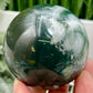 Moss Agate Sphere High Quality Crystal Ball 380g 65mm