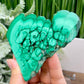 Malachite Slice Natural Specimen with Stand Crystal Slab 208g