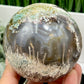 Multicoloured Moss Agate Sphere High Quality Crystal Ball 766g 84mm