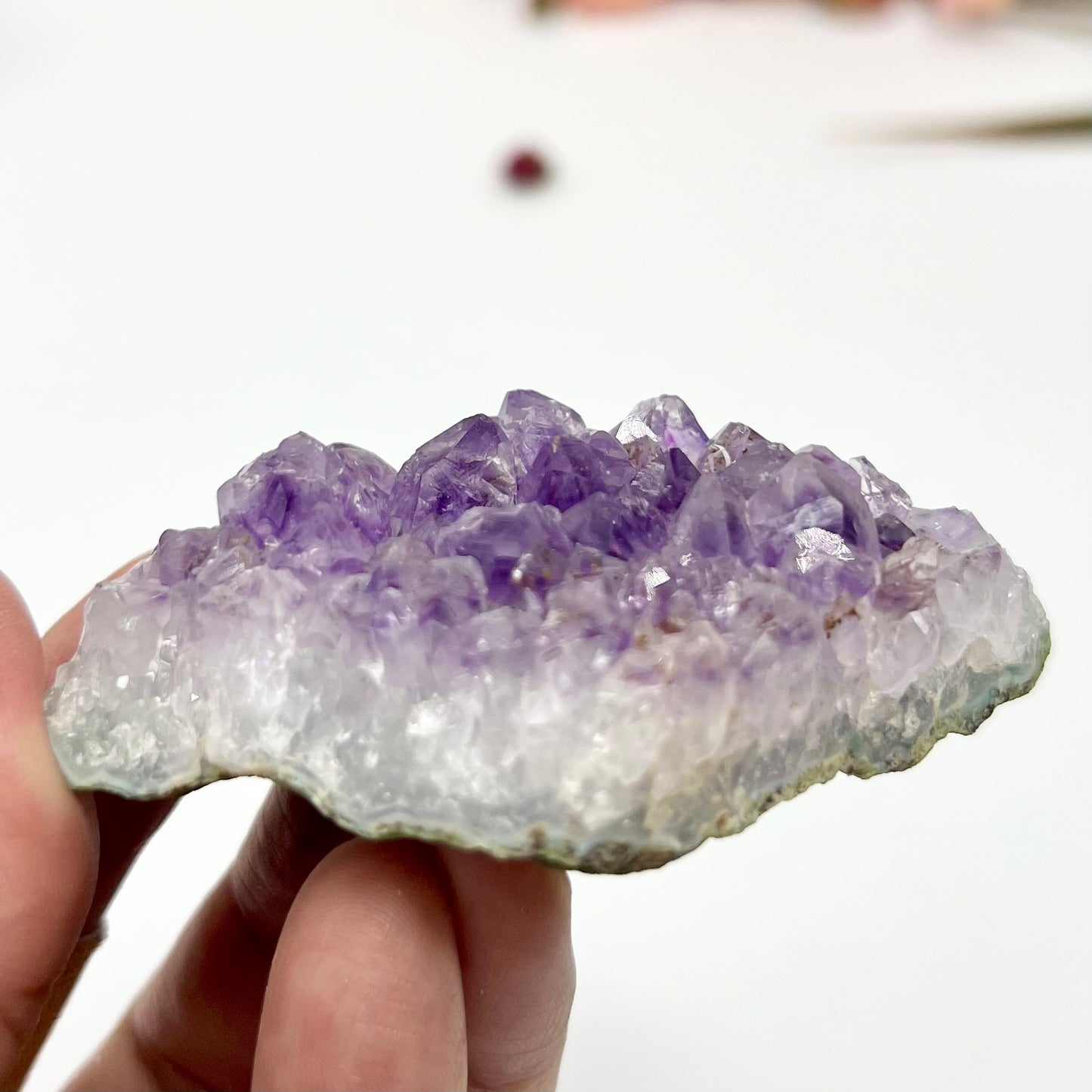 Amethyst Cluster with Stand Natural Crystal Australian Seller