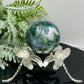 Moss Agate Sphere High Quality Crystal Ball 130g 46mm