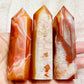 Carnelian Quartz Points Towers Healing Crystal Generators