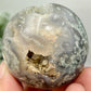 Moss Agate Sphere High Quality Crystal Ball 162g 50mm