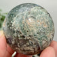 Moss Agate Sphere High Quality Crystal Ball 162g 50mm