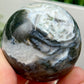 Moss Agate Sphere High Quality Crystal Ball 50mm