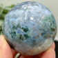 Ocean Sea Jasper with Moss Agate Sphere Crystal Ball 230g 55mm