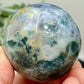 Ocean Sea Jasper with Moss Agate Sphere Crystal Ball 230g 55mm