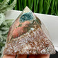 Ocean Sea Jasper Pyramid Crystal Carving 672g