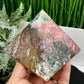 Ocean Sea Jasper Pyramid Crystal Carving 672g