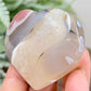 Agate Heart Healing Crystal Carving 82g