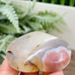 Agate Heart Healing Crystal Carving 82g