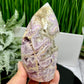 Silky Fluorite Flame High Quality Crystal 664g