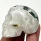 Moss Agate Skull 2 Inches Hand Carved Crystal Carving