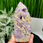 Silky Fluorite Flame High Quality Crystal 566g