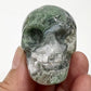 Moss Agate Skull 2 Inches Hand Carved Crystal Carving