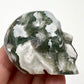 Moss Agate Skull 2 Inches Hand Carved Crystal Carving