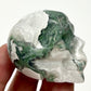 Moss Agate Skull 2 Inches Hand Carved Crystal Carving