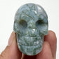 Moss Agate Skull 2 Inches Hand Carved Crystal Carving