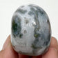 Moss Agate Skull 2 Inches Hand Carved Crystal Carving