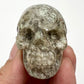 Moss Agate Skull 2 Inches Hand Carved Crystal Carving