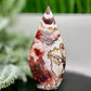 Mexican Crazy Lace Agate Flame Crystal Laughter Stone 312g 137mm