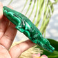 Malachite Crocodile Healing Wild Animal Carving