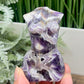 Chevron Dream Amethyst Female Body Crystal Lady Torso Carving 152g