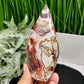 Mexican Crazy Lace Agate Flame Crystal Laughter Stone 312g 137mm