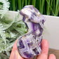 Chevron Dream Amethyst Female Body Crystal Lady Torso Carving 152g