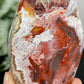 Mexican Crazy Lace Agate Flame Crystal Laughter Stone 312g 137mm