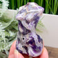 Chevron Dream Amethyst Female Body Crystal Lady Torso Carving 152g