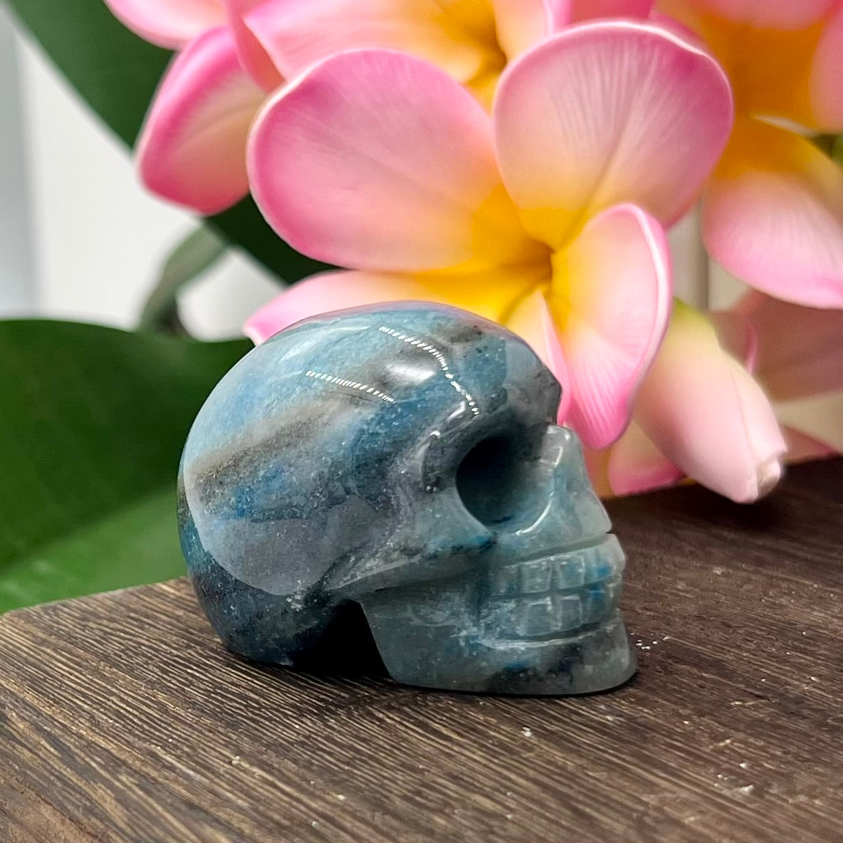 Trolleite Rare Skull 2 Inches Hand Carved Crystal Carving