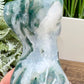 Moss Agate Female Body Crystal Lady Torso Carving 160g