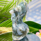 Moss Agate Large Female Body Crystal Lady Torso Carving 1422g