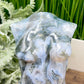 Moss Agate Large Female Body Crystal Lady Torso Carving 1422g