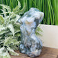 Moss Agate Large Female Body Crystal Lady Torso Carving 1422g