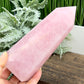 Rose Quartz Tower Healing Crystal Generator 1042g