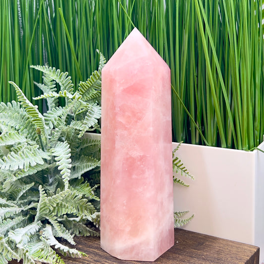 Rose Quartz Tower Healing Crystal Generator 1610g