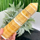 Banded Orange Calcite Tower Crystal Generator 694g 200mm