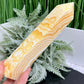 Banded Orange Calcite Tower Crystal Generator 408g 185mm