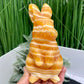 Banded Orange Calcite Large Bunny Rabbit Hare Animal Crystal 1562g