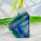 Fluorite Tower Natural Crystal Point Healing Green Rainbow