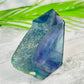 Fluorite Tower Natural Crystal Point Healing Green Rainbow