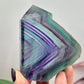 Fluorite Tower Natural Crystal Point Healing Green Rainbow