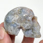 Moss Agate Ocean Jasper Skull 2 Inches Hand Carved Crystal Carving