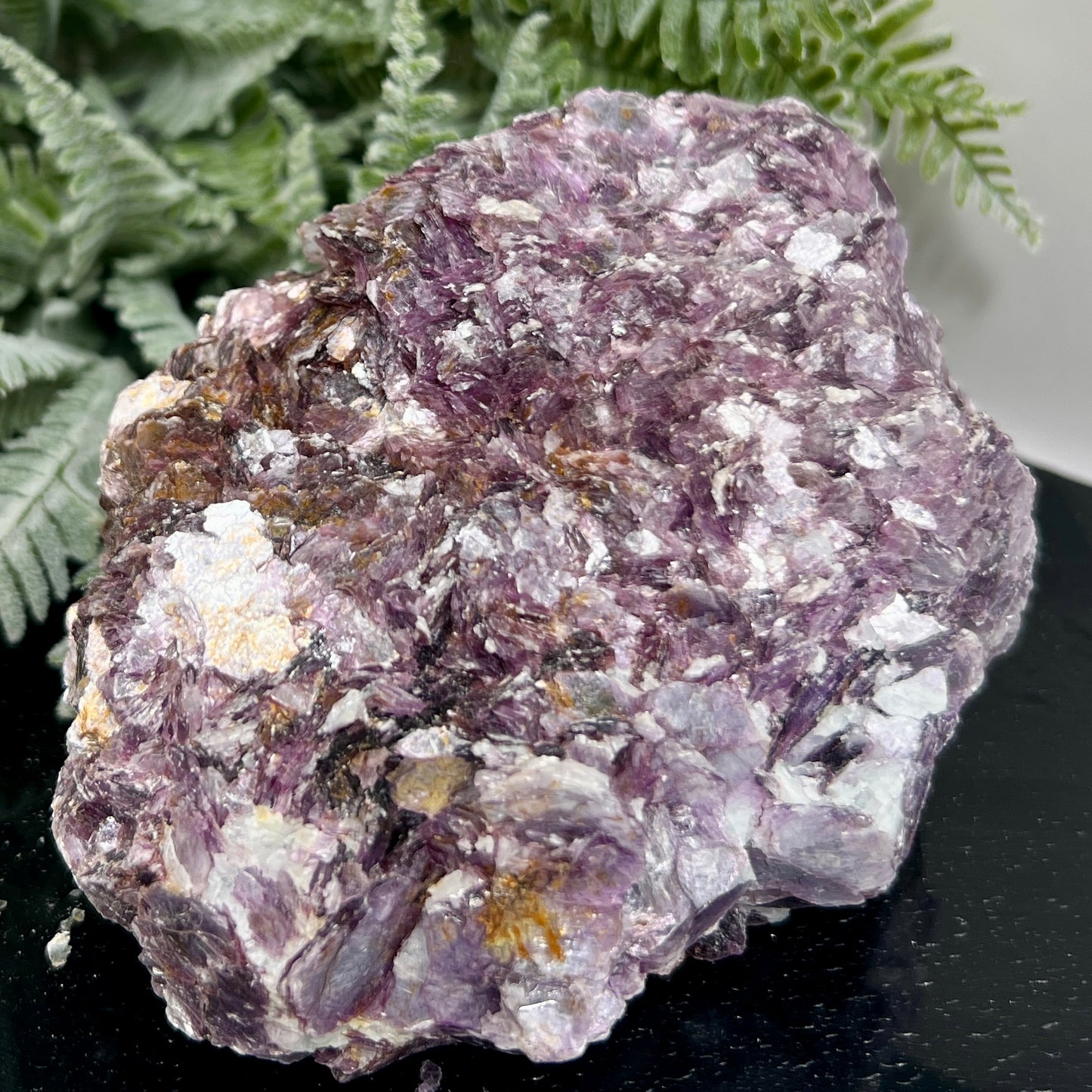 Gem Grade Lepidolite Purple Mica High Quality Raw Specimen Crystal 804g